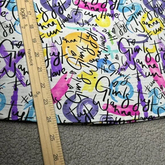 IBKUL Quarter Zip Shirt Womens XL Multicolor Girls Just Wanna Have Fun Golf UPF - Picture 11 of 11